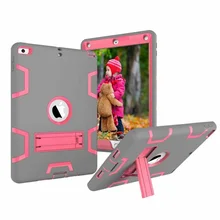 

New Armor Case For iPad AIR 1 iPad 5 Kids Safe Heavy Duty Silicone Hard Cover For iPad Air for ipad air A1475 A1476 Tablet Case