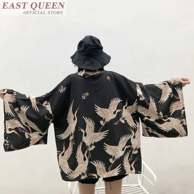 Japanese kimono traditional obi new feeling clothing kimomo japanese cardigan kimono japones women haori A001-2