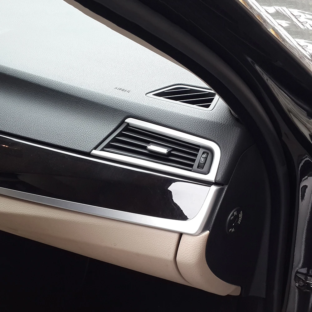 

ABS Chrome Side Air Condition Outlet Frame Cover Trim For BMW 5 Series f10 520li 525li 530li 2011-2017 Accessory for LHD