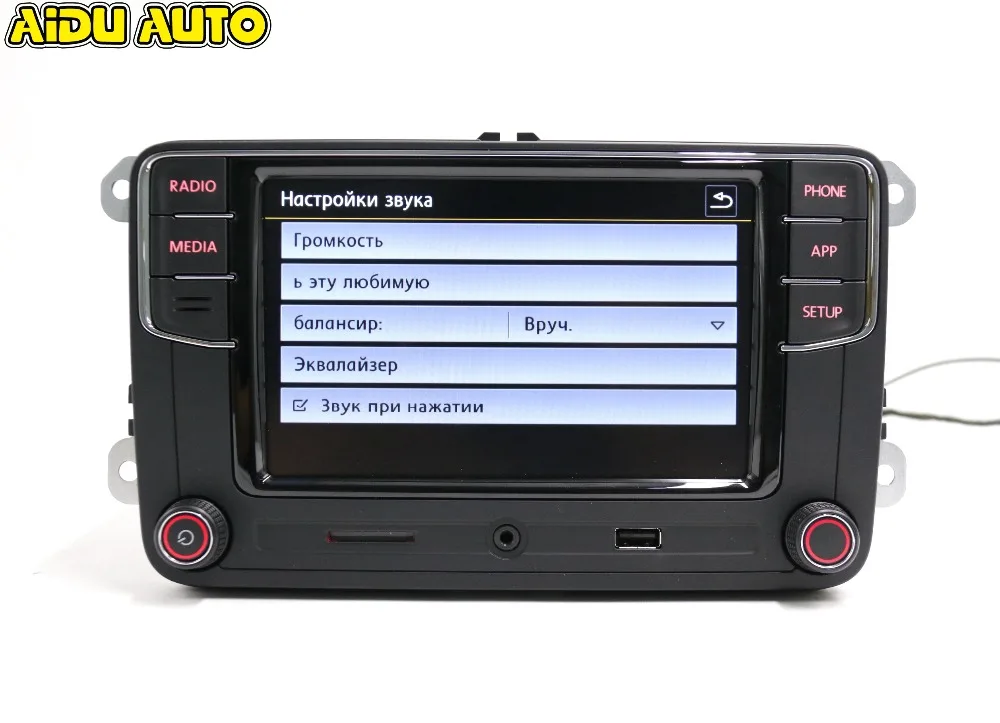 Немецкий Русский Турецкий язык RCD330 Plus CarPlay радио для VW Golf 5 Jetta MK5 MK6 CC Tiguan Passat B6 B7 Polo 6RD035187B