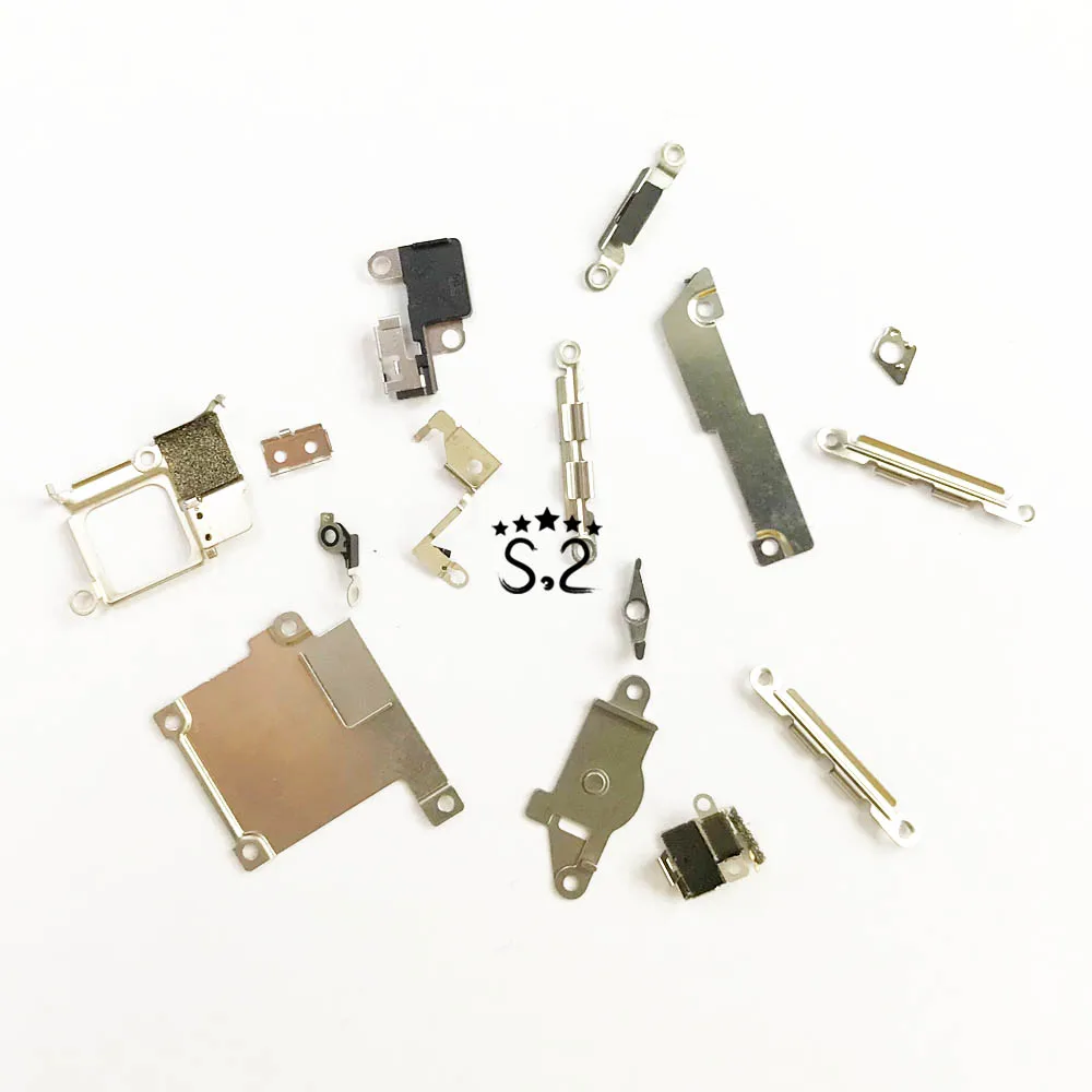 Внутренние аксессуары для iPhone 5, 5S, 6, 6 plus, 7, 7 plus, 8, 8 plus, оригинальные маленькие металлические детали, держатель, кронштейн, защитная пластина, комплект - Цвет: for iPhone 5s
