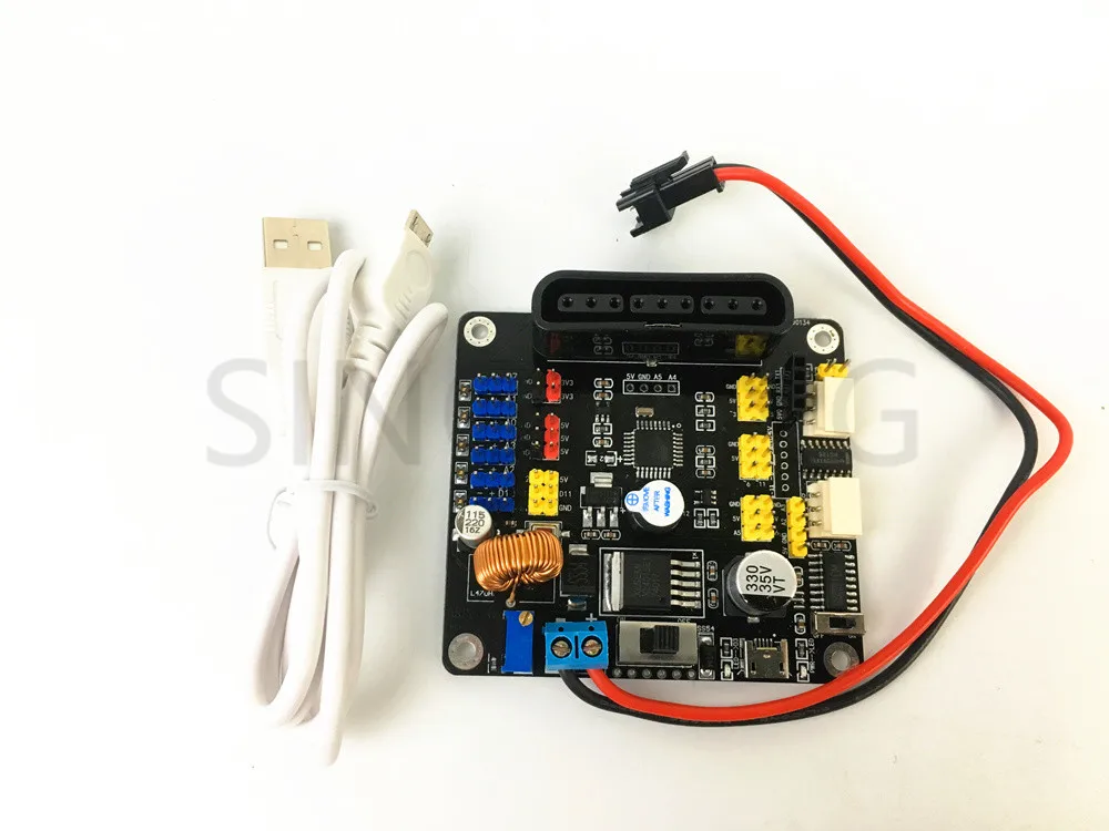 Arduino uno щит для 6 dof robot arm микроконтроллера ps2 с кодом|Детали и аксессуары| |