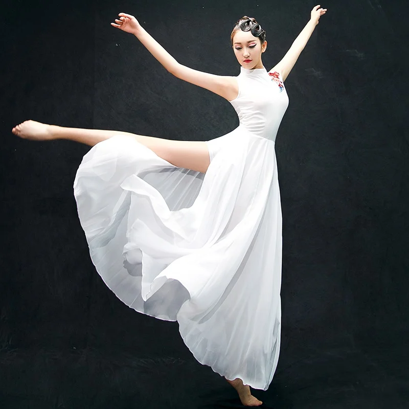 Китайский народный танцевальный костюм для женщин, одежда для сцены, Национальный древний веер, традиционный китайский танцевальный костюм s AA4599