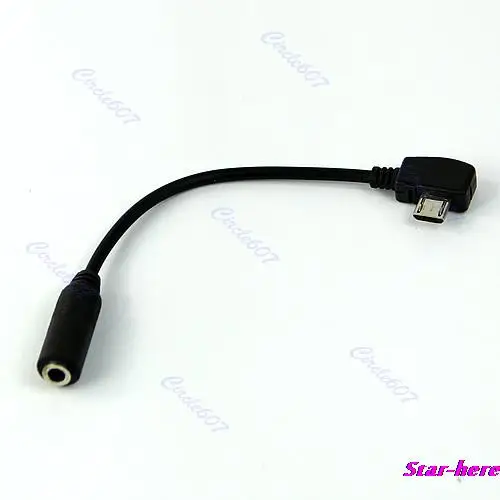 Buy 10Pcs/Lot Micro USB Jack to Headphone 3.5mm Earphone Adapter Socket Audio