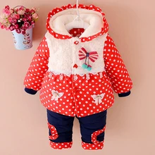 NEW Baby girls clothes font b Winter b font fashion dot font b coat b font
