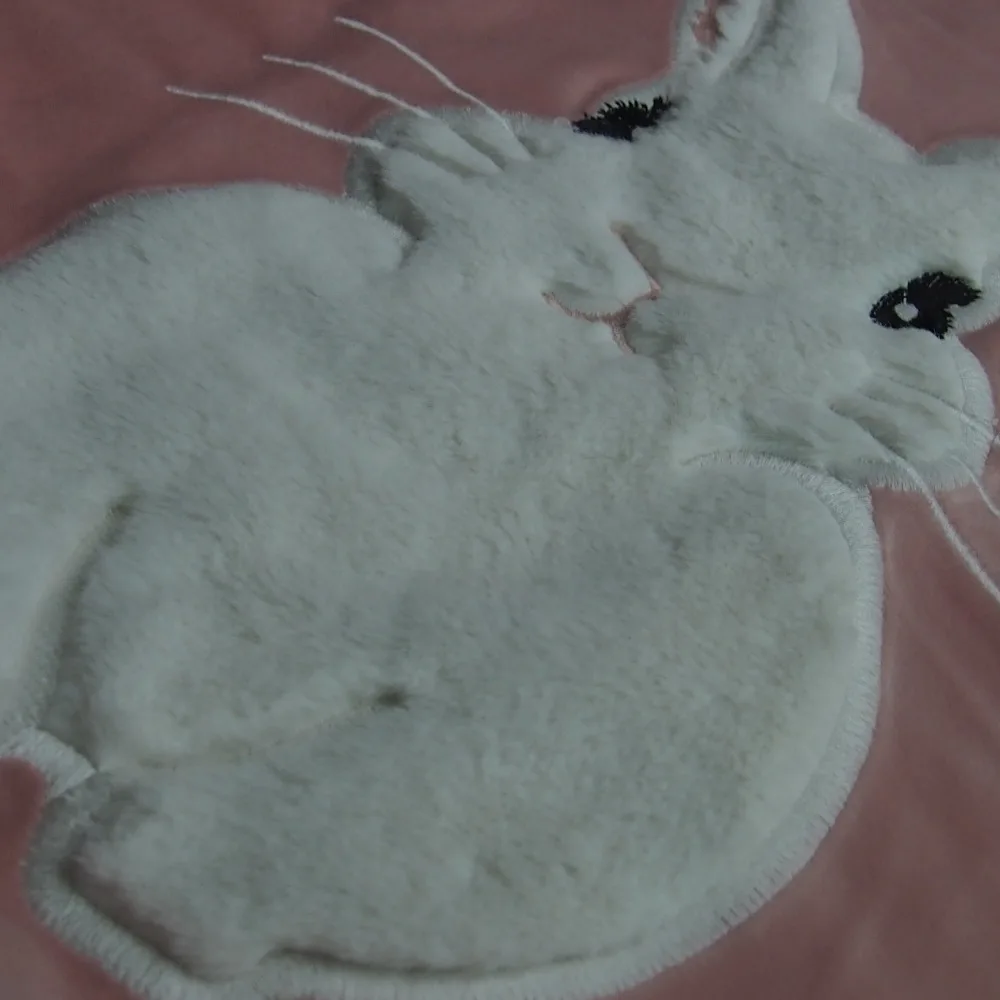 45x45 см милая мягкая белая меховая наволочка с изображением кроликов, наволочка для дивана с геометрическим рисунком, чехол для подушки с шерстяными шариками, розовый поясной чехол для подушки