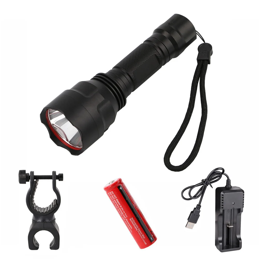 

Sanyi XPE LED Flashlight Hunting Flashlight 3 Mode Powerful C8 Flashlight Torch Led light lantern Waterproof For Hiking Camping