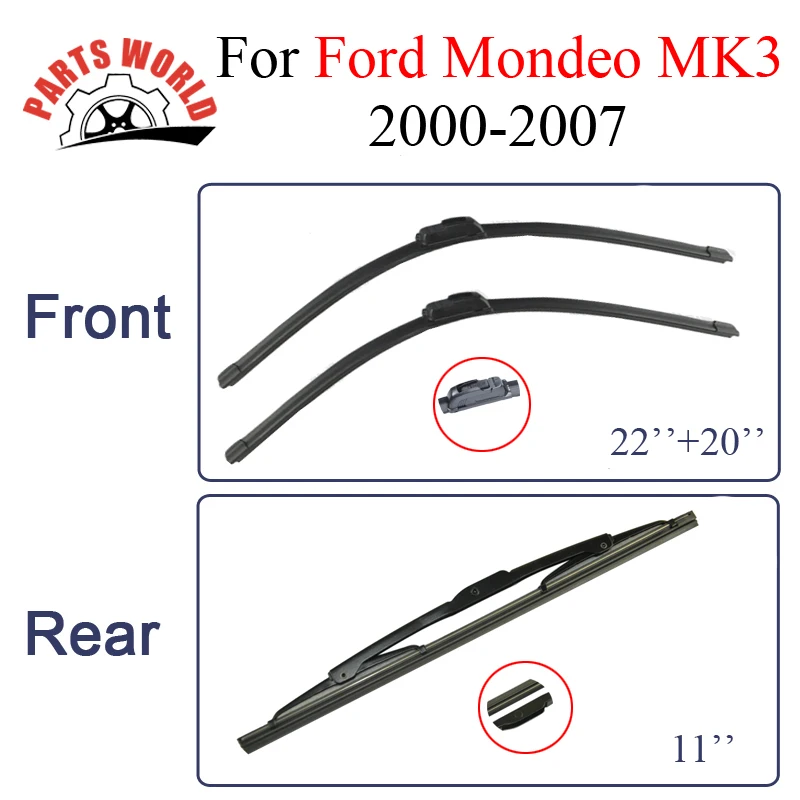 2.0 Windscreen Wiper Blade Rear Fits Mondeo 2000-2007 Mk3