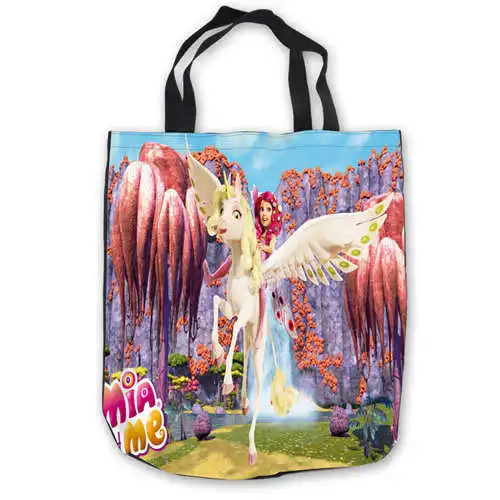 Пользовательские холст Миа ме напкинкопия (1) ToteBags Ручные Сумки хозяйственная