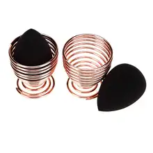 2 шт макияж губки держатели с 2 слоеными Набор Дисплей Подставка для губки яйцо подставка для сушки Макияж набор инструментов KG66