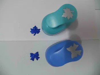 

2pcs(2.5cm) maple and bowtie shape craft punch set Punch Craft Scrapbooking school Paper Puncher eva hole punch free shipping