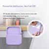 ORICO Home Wall-mounted Silicone Storage Box Kitchen Holder Bathroom Shower Accessory Bedroom Organizer Box Storage Holder ► Photo 2/6