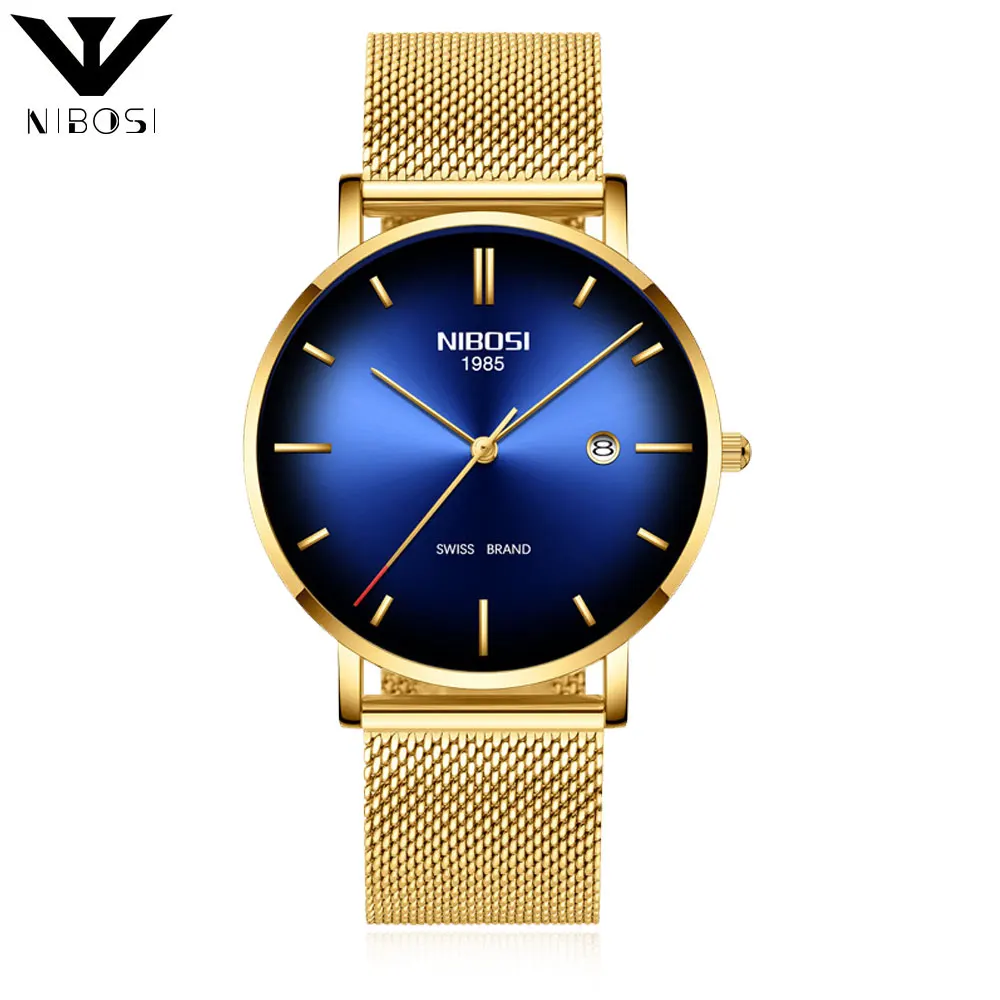 

NIBOSI Women's Luxury Wrist Watches Stainless Steel Women Waterproof Quartz Watch Relogio Feminino Bayan kol Saati
