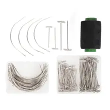 61 шт./компл. т шпильки C иглы парик шнур для шитья для удержания парики наращивание волос парик создание Блокировка Вязание моделирование волос DIY Инструменты