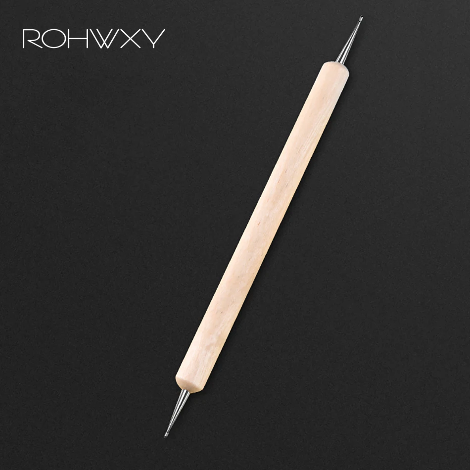 ROHWXY 5 шт./компл. пунктировальное перо для дизайна ногтей кисть рисунки по дереву