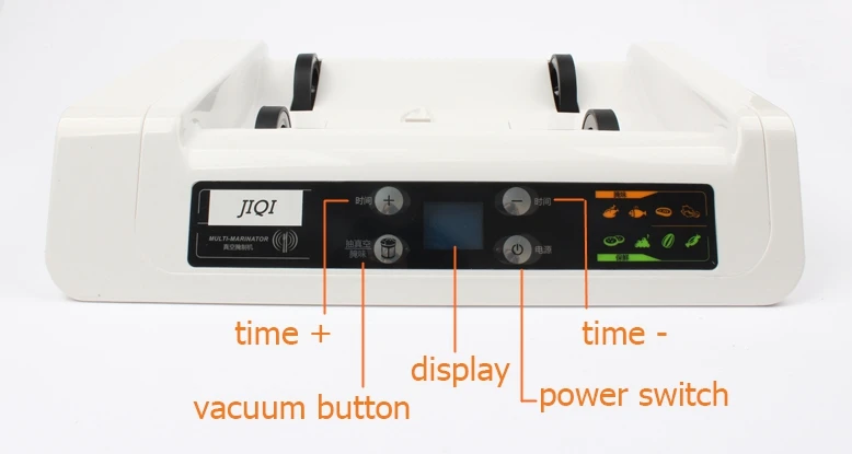 JIQI Электрический вакуумный маринатор для приготовления пищи, мини-тумблер, маринованный стакан для мяса, барбекю, жареная курица, вздутая машина