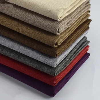 

900D Strong Linen Style Polyester Cotton Fabric Cloth DIY Craft Cushion Table Sofa Curtain Upholstery Fabric 300g /Meter