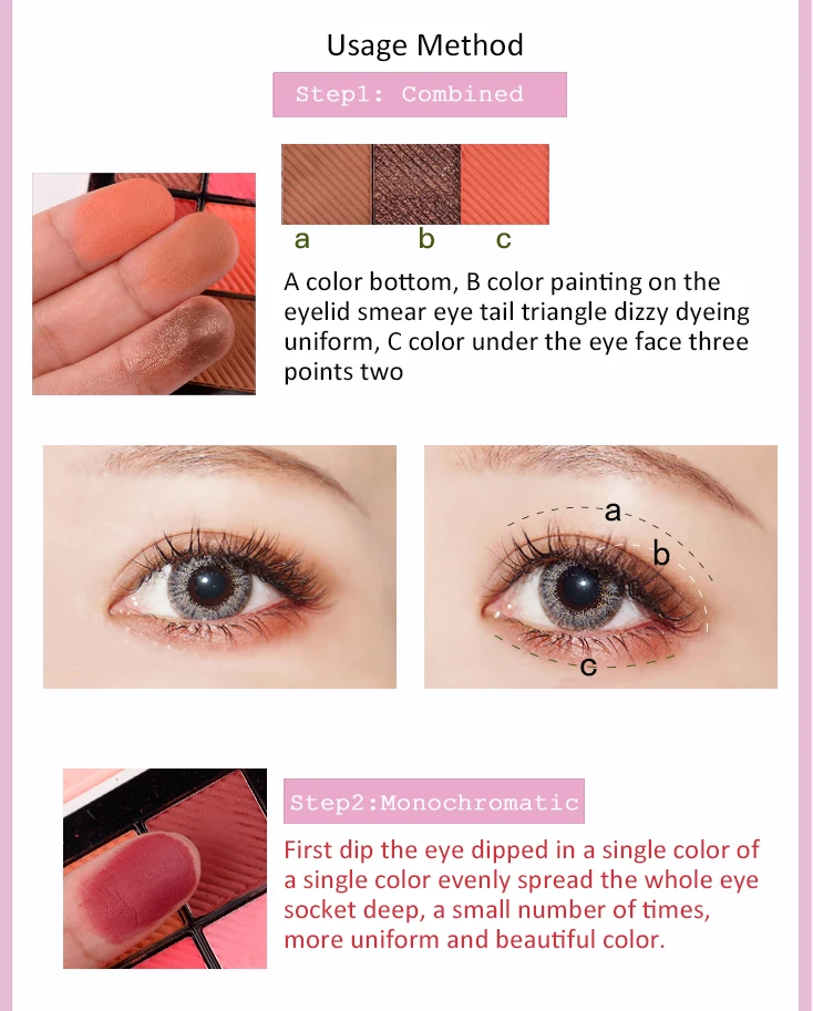 HOLD LIVE 12 Colors Eyeshadow Palette Matte Diamond Glitter Focus Charm Eye Shadow Palette Pigment Nude Eyes Makeup Set (14)