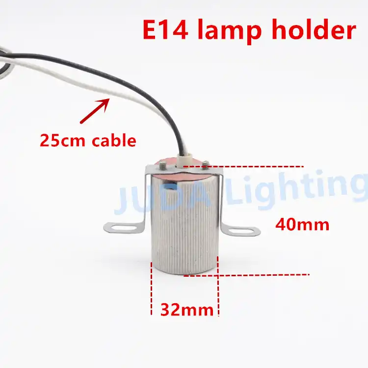 E27 E14 E40 Ceramic Lamp Holder Pottery And Porcelain Lamp