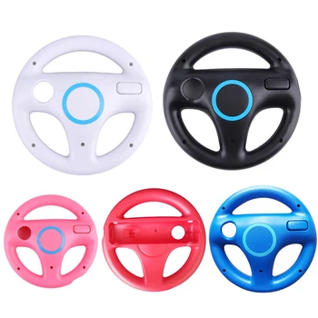 

5 Colors Racing Steering Wheel For Wii Game Remote Controller For Nintend Wii Roda Remote Control Game Accessories