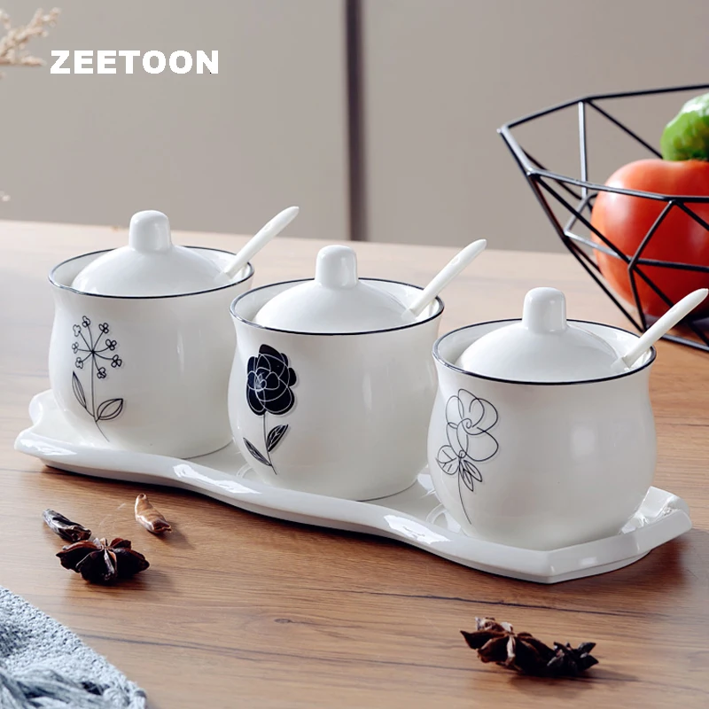 Современная керамическая баночка специй коробка для приправ соль перец тмин порошок для хранения масла баночки емкости кухонные аксессуар... Современная керамическая баночка специй коробка для приправ соль перец тмин порошок для хранения масла баночки емкости кухонные аксессуар...