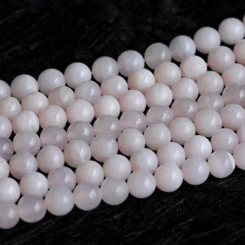 

Natural Genuine Pink Mangano Calcite Round Jewellery Loose Ball Beads 15" 05103