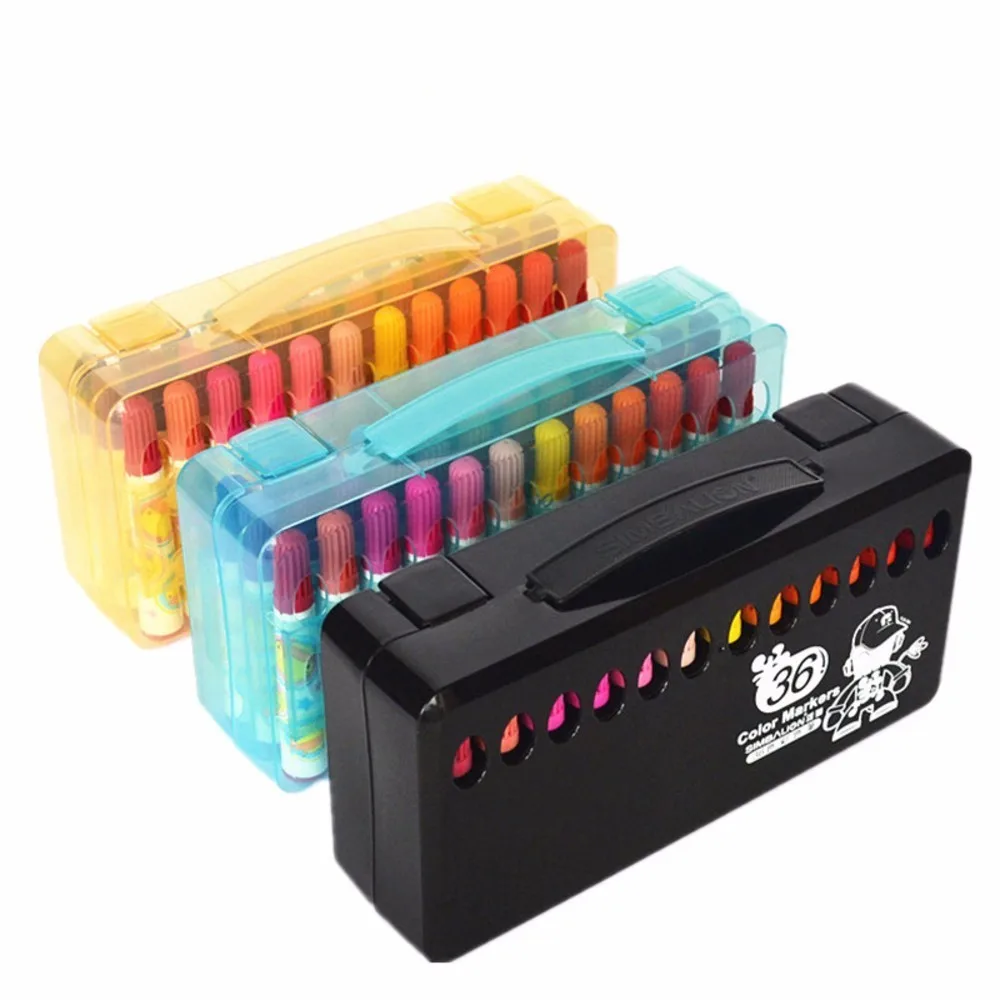 SIMBALION 36 Color Marker Premium Painting Watercolor fine Markers Pen