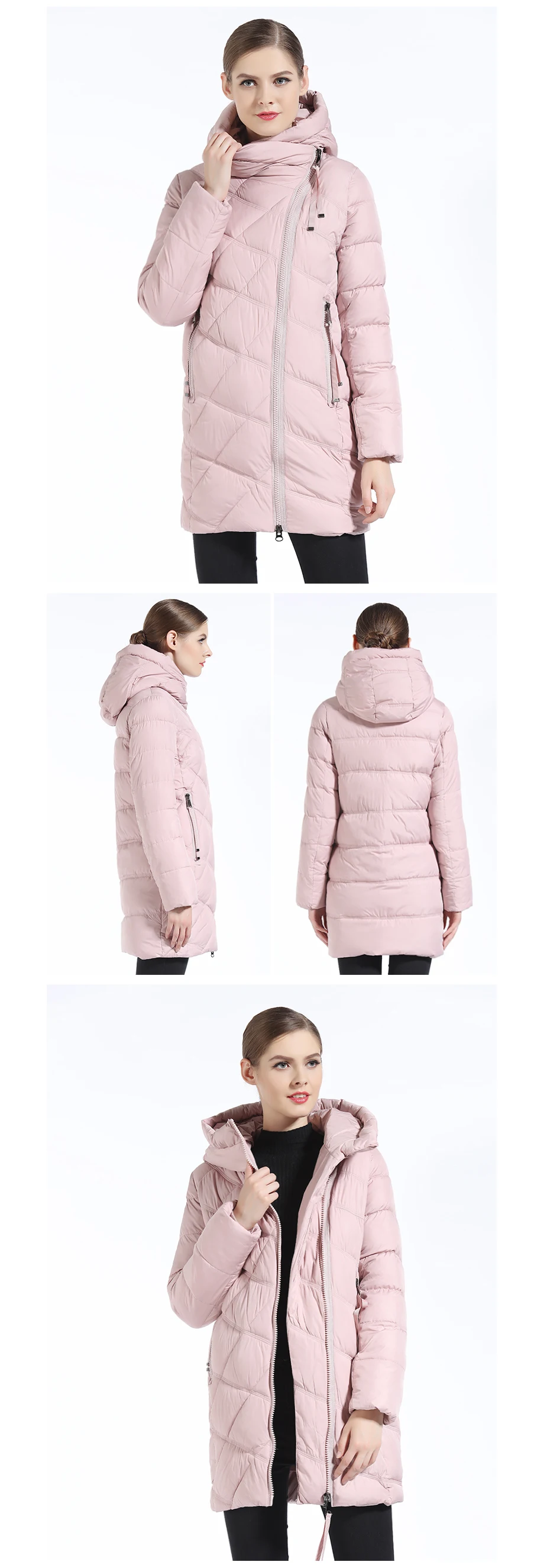 GASMAN women winter coat thick down jacket women with a hood зимнияя jacket female fashion партки and coat women