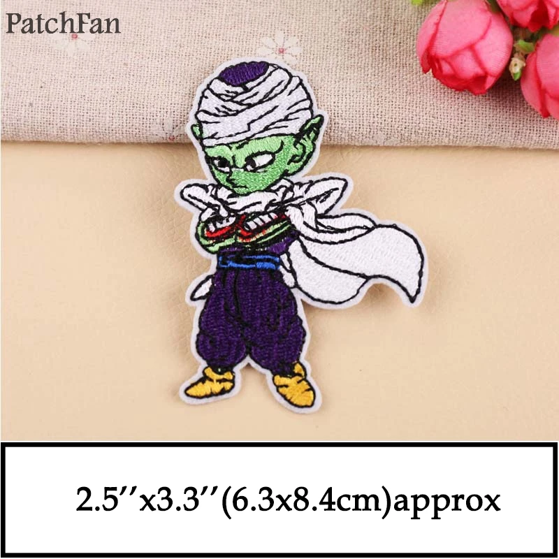 Patchfan Dragon ball Сон Гоку diy Аппликация термонаклейки para рубашка одежда Джерси Вышивка аксессуар значок на платье A1357 - Цвет: 2