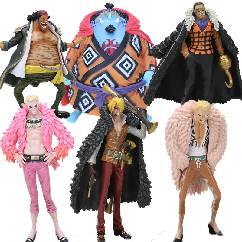 

Anime One Piece DX Figure Donquixote Doflamingo BlackBeard Marshall D Teach Sir Crocodile Jinbe Model PVC Action Figures Toy