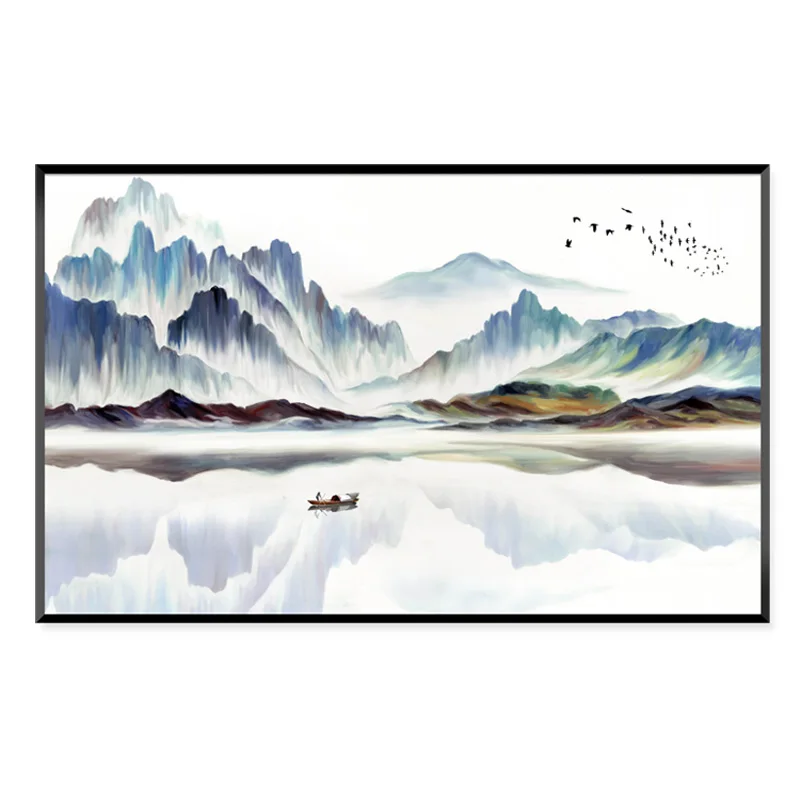 

1 pieces framed Wall Art Picture Gift Home Decoration Canvas Print painting Ink style poster series wholesale