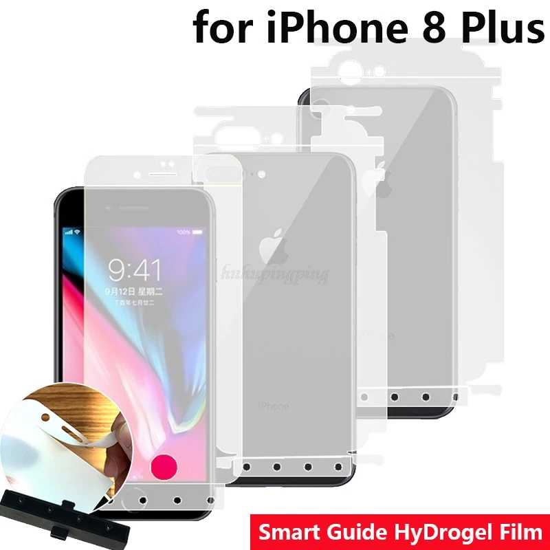 

New Soft 4D Full Body Protection Smart Assist Hydrogel Film for iPhone 8 Plus 5.5" Anti-Scratch AUTO Fixed Screen Protector