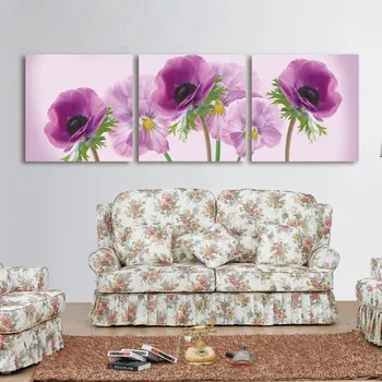

Seductive modern wall art Free Shipping The modern mural painting Home Decorative Art Picture Frameless paintings 3PCS