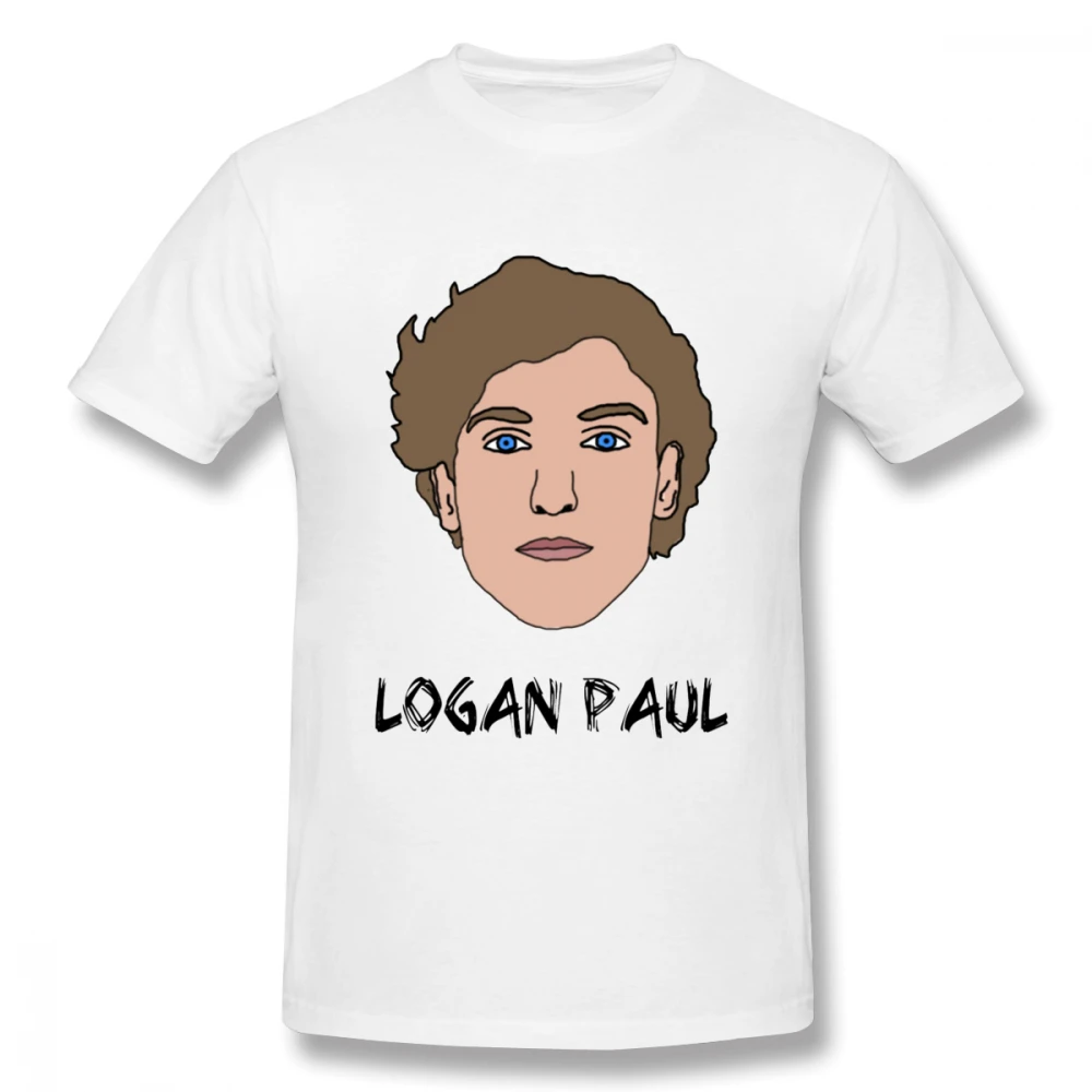 Logan Paul футболка Большие размеры Новое поступление Geek Homme Для мужчин с круглым