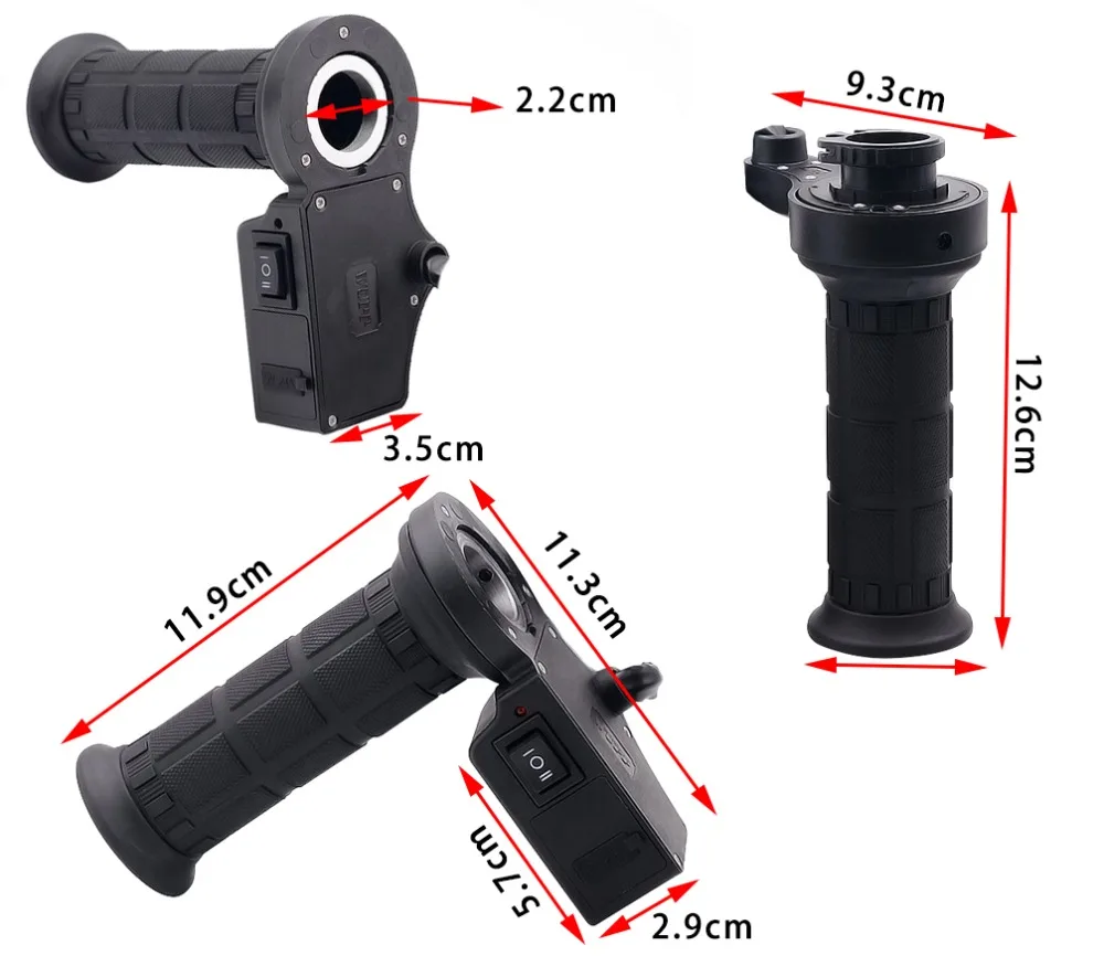 3в1 черный руль мотоцикла электрический горячий нагрев РУЧКИ Напряжение USB зарядное устройство