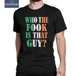 Конор Макгрегор Мужская футболка, кто The Fook это тот мальчик смешной 100% хлопок короткий рукав Футболка с круглым вырезом футболка одежда