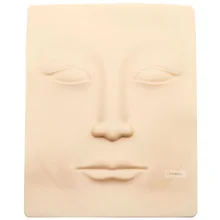 1 шт. 3D Уход за кожей лица Skin Практика татуировки Силиконовые постоянного Макияж комплект microblading Инструменты поддельные скины для начинающих