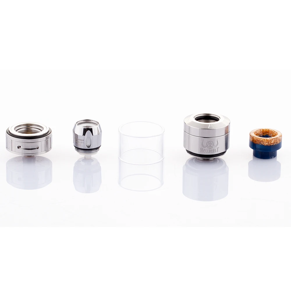 Новейший HELLVAPE Hellbeast Hybrid Sub ohm Tank 24 мм Vape Atomizer 4 0 мл/4 3 мл/3 5 мл испаритель MTL tank fit Baby Beast