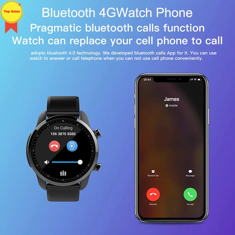 4G Смарт android часы-телефон Android 6,0 LTE 4G sim-карта gps Wi-Fi сердечный ритм кровяное давление IP68 Водонепроницаемые Смарт-часы для мужчин и женщин