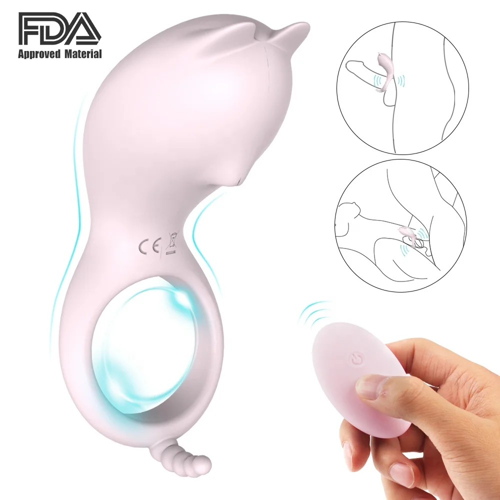 New-Design-Silicone-Vibrator-Cock-Ring-With (2)