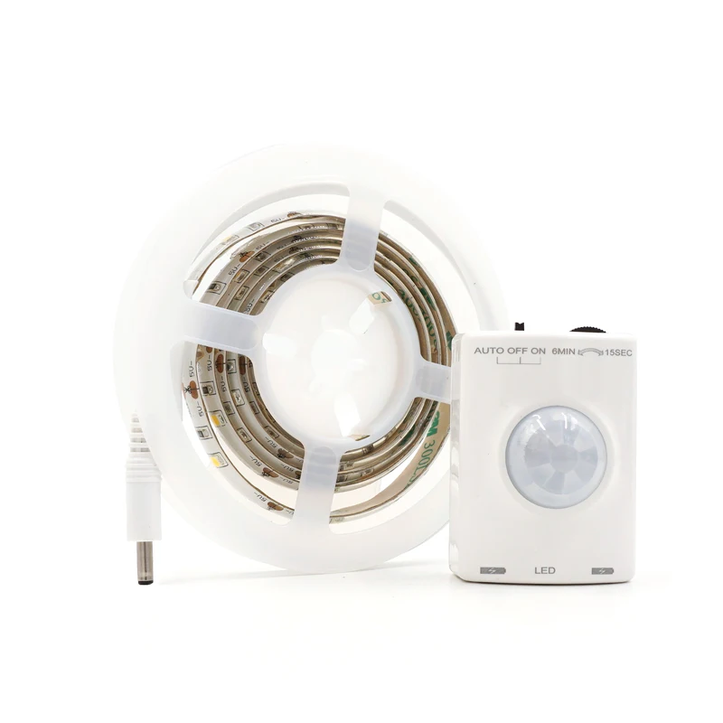 

LED Motion Sensor Strip Light Waterproof Timing Function Lamp IP65 USB LED Induction Tape Light For Corridor Bed Room Lighting