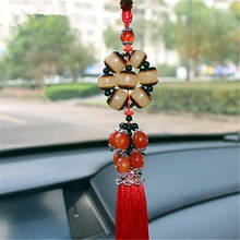 LEDTENGJIE автомобильный орнамент зеркало кулон агатовые бусины подвеска автомобиля заднего вида интерьера молдинг аксессуары
