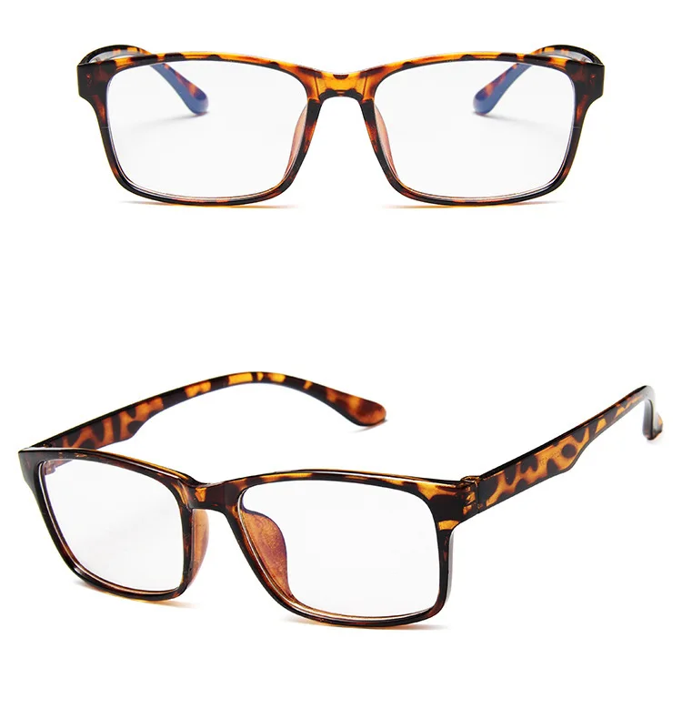 Модные квадратные солнцезащитные очки в небольшой оправе для мужчин и женщин, прозрачный светильник для очков, удобные разноцветные очки с леопардовым узором