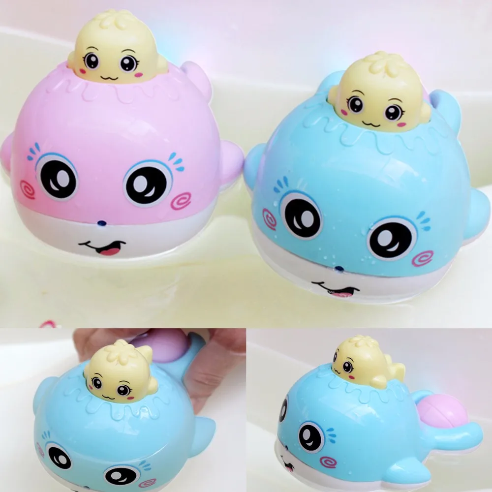 1 шт. мультяшный детский плавающий КИТ Распыление воды игрушки Bebe ванны душ игрушки для детей ванная комната погремушка в виде молотка забавные игры игрушки