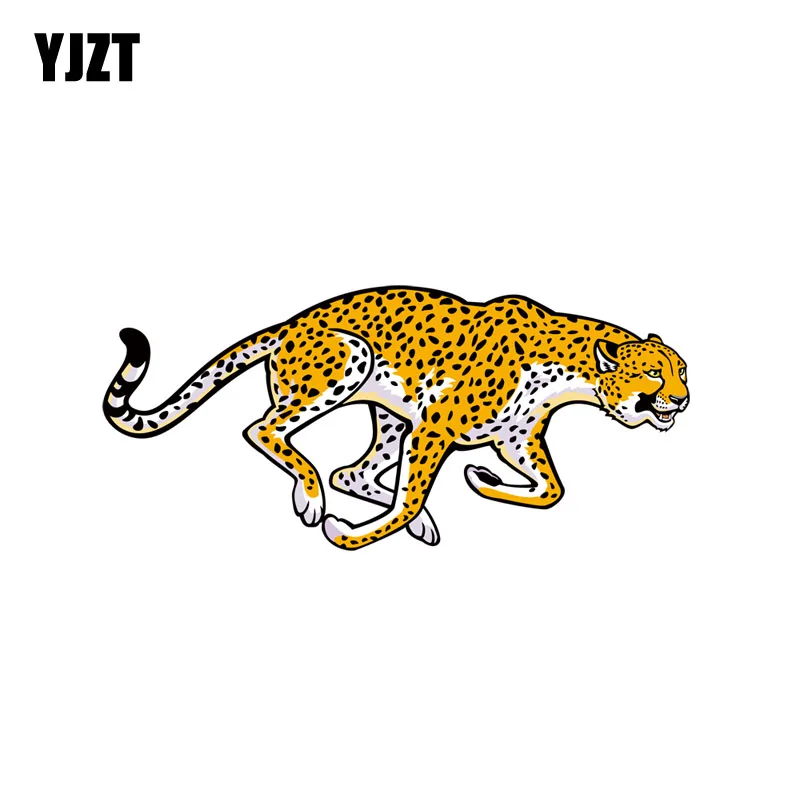 YJZT 15.4CM*6.9CM Ferocious Leopard Decal PVC Motorcycle Car Sticker 11-00643 | Автомобили и мотоциклы
