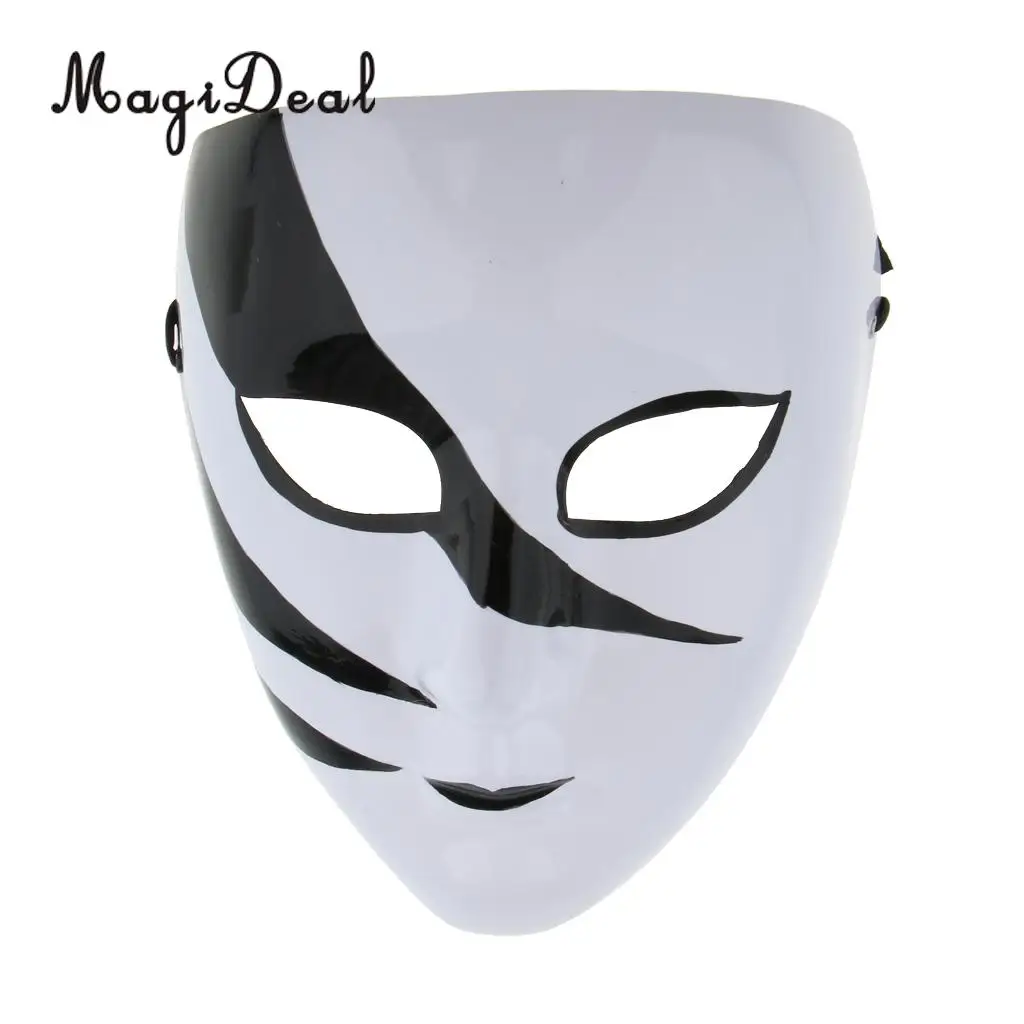 Black White Painted Handmade for Men Women Full Face Costume Halloween