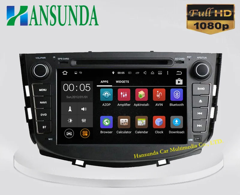 Flash Deal Android 6.0 HD 1024*600 8inch car dvd radio player for Lifan X60 with gps free maps BT 3G 4G wifi steering wheel control 1