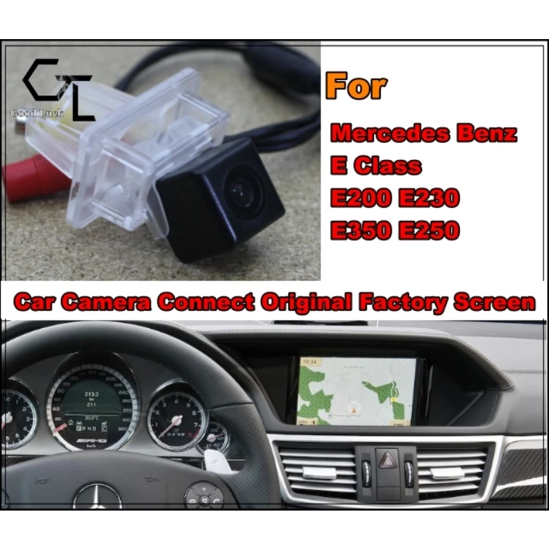 ##BUY Original Screen For Mercedes Benz E Class E200 E230 E350 E250 RCA Car Back Up Parking Rear View Camera CCD Original car screen