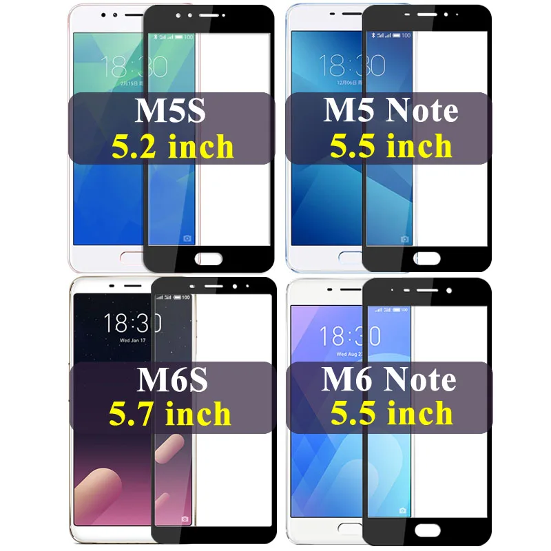 Защитное стекло на maisie M5s для Meizu M6 Note, защита экрана Meizy M5 M5mote, закаленное Meize M6s, лабиринт M, 5S, Броня M6note 6M S