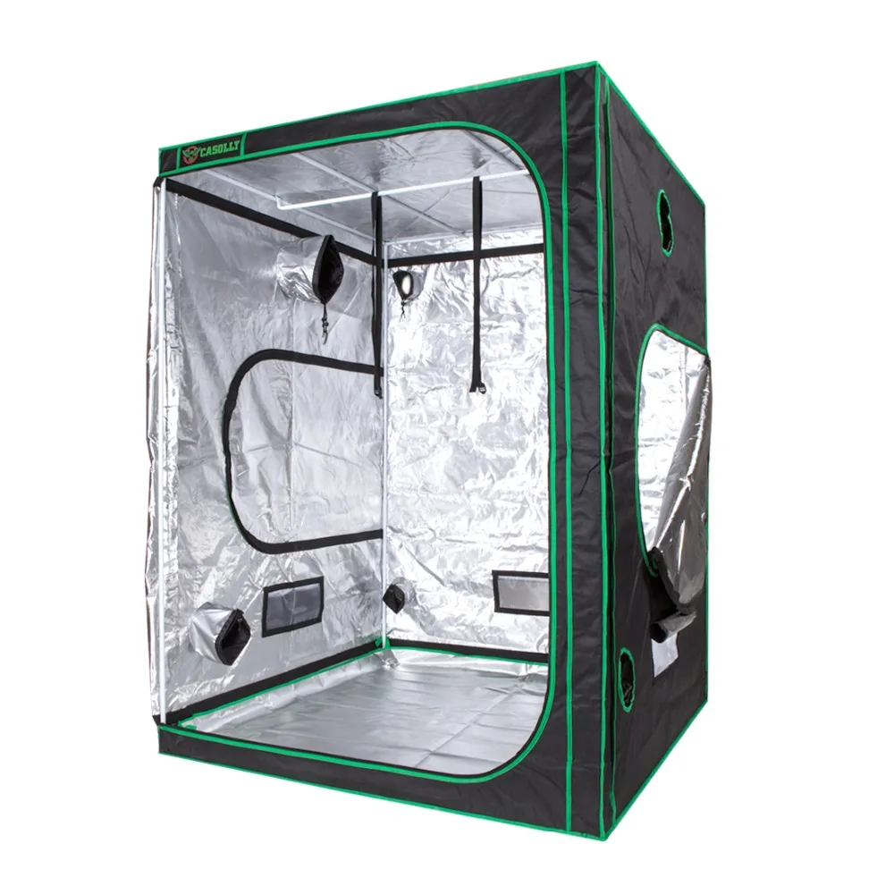 Casolly Mylar Hydroponic Indoor Grow Tent Mylar 600D for Planting Room